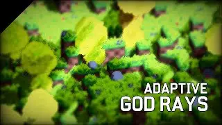 Adaptive Pixel Art God Rays