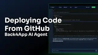 Deploying Code from GitHub Using Back4app AI Agent