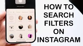 How To Search For Filters On Instagram! (2024)