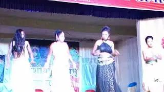 Stage program performance in Dancer girl