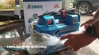 Aimex High Pressure Washer D7 I Unboxing | Vitara Brezza Comrades Klub Kerala