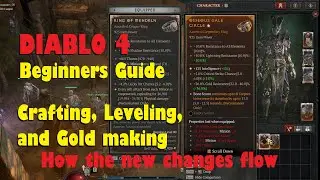 Diablo 4 Season 4 Beginners Guide to Crafting, Leveling, and Gold making in D4 S4