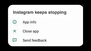 Fix instagram has stopped problem 2022 | instagram keeps stopping problem | instagram keeps closing