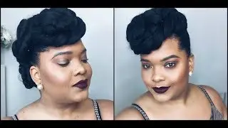 PROTECTIVE STYLE TWISTED UPDO | HOLIDAY HAIRSTYLE |SIMPLYCHRISTELLE