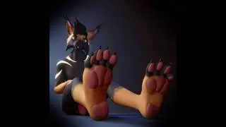 Furry feet