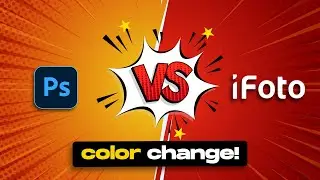 Which Is Faster For Changing Colors: Photoshop Or Ifoto?