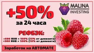 ( НЕ ВКЛАДЫВАТЬ ) Payeer УДВОИТЕЛЬ - MALINA investing | +50% за 24 часа