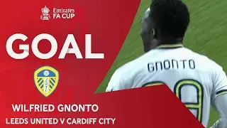 GOAL | Wilfried Gnonto | Leeds United v Cardiff City | Third Round Replay | Emirates FA Cup 2022-23