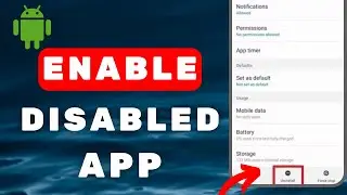 How to Enable Disabled Apps on Android - 2024