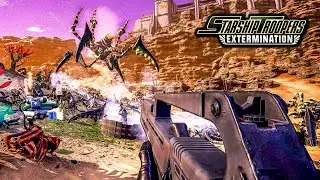 Starship Troopers Extermination 15 mins of PC Gameplay 4K 60FPS