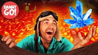 The Floor Is Lava 2: Into the Volcano! 🌋 | Brain Break Dance | Danny Go! Songs for Kids