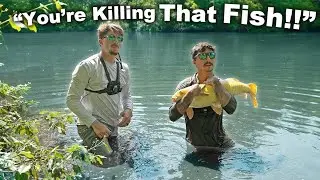 Fishing Downtown NYC In Central Park! The Locals Were NOT Happy -- PART 7 (Never Stop Tour)