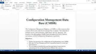 CMDB Overview | CI Class Manager | CMDB in ServiceNow| cmdb basics | cmdb tutorial | servicenow cmdb