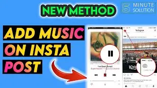 How to add music on Instagram post 2024 [EASY]