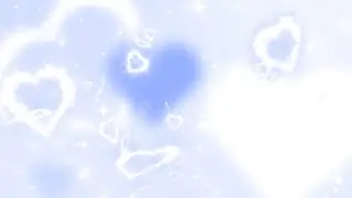 Y2k Blurred and Glittering Blue Stars and Hearts Background || 1 Hour Looped HD