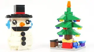 How to Build New Year's LEGO from the Magnit store. Snowman