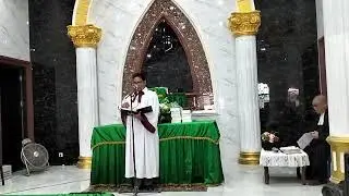 Suasana Ibadah Di Gereja HKBP Trinty Mandala