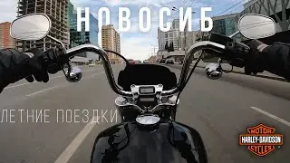 Chillout на Harley - летние поездки по Новосибирску 2022