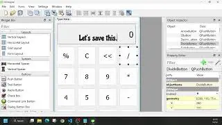 PyQt5   CALCULATOR   Part 1