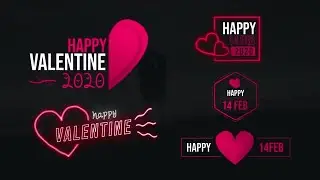 Valentine Clean Titles After Effects Templates