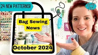 A round up of the bag making patterns from October 2024 - no longer live!