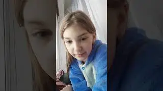 A beautiful girl is broadcasting