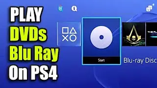 How to play Blu Ray and DVDs on the PS4 | (Control Options & More!)