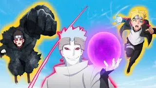 Boruto and Shinki VS Urashiki Otsutsuki | Full Fight