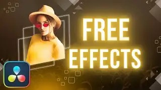 8 BEST EFFECTS in Davinci Resolve 18 Free | Tutorial