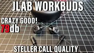 Transforming Earbuds FOR WORK & PLAY!  JLAB Work Buds Great for Calls!