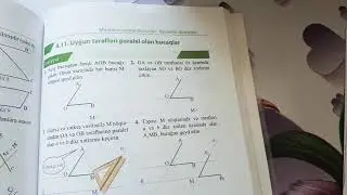 səh 151-152. Uyğun tərəfləri paralel olan bucaqlar. 7 ci sinif riyaziyyat