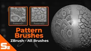 Pattern Brushes: ZBrush All Brushes