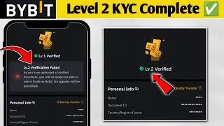 Bybit MasterCard Level 2 Verified Complete | How to Complete Bybit KYC Level 2