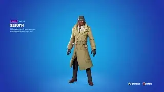 Fortnite Sleuth Skin Preview !!! 😱