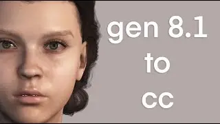 Genesis 8.1 to Character creator 4 (easy) DAZ to CC4