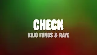 Kojo Funds & RAYE - Check (Lyrics)