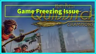 Harry Potter: Quidditch Champions Game FREEZING Problem