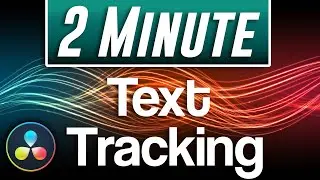 Motion Text Tracking Tutorial | Davinci Resolve 16