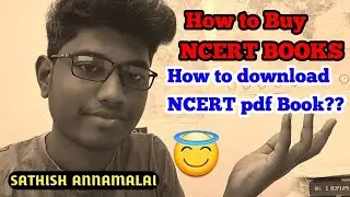 How to Buy NCERT books | How to download pdf NCERT books | SATHISH ANNAMALAI | UPSC