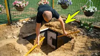 He dug up his grandfather's grave and saw a secret door. Opening it, he screamed in horror!