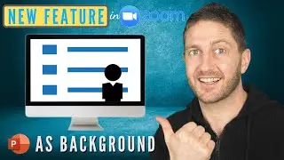 How to Use Zoom Slides as Virtual Background | Powerpoint & Keynote (Aug 2020 NEW FEATURE!)