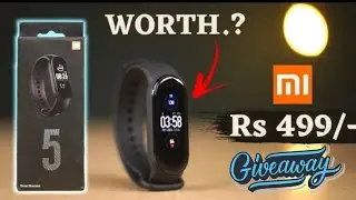 M5 BAND UNBOXING AND GIVEAWAY BY TECH WAYS.