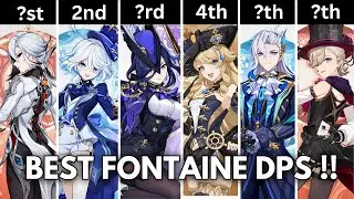 TOP 7 BEST FONTAINE RANKED!! SS Tier DPS in [ Genshin Impact ]