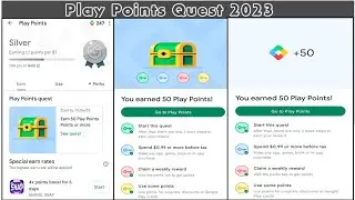 How To Complete Google Play Points Quest 2023 | | Earn 50 Play Points