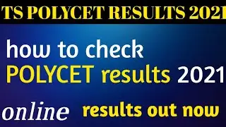 TS POLYCET results out now how to check ts POLYCET results 2021