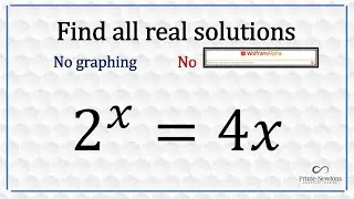 2^x = 4x