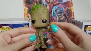 Обзор игрушек Funko Pop! Герои Marvel: Грут с секирой и Енот Ракета