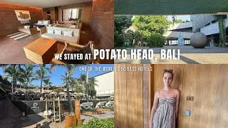 Stayed at one of THE WORLD'S 50 BEST HOTELS. Bali, Potato Head. Grand overview of the hotel.