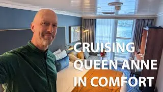 Cunard Queen Anne Balcony Cabin Tour (11056)