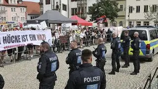 Anti far-right demo in Germany's Thuringia state ahead of elections